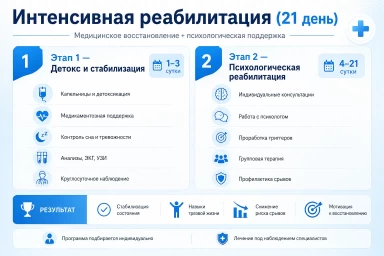 Реабилитация за 21 день в Набережных Челнах